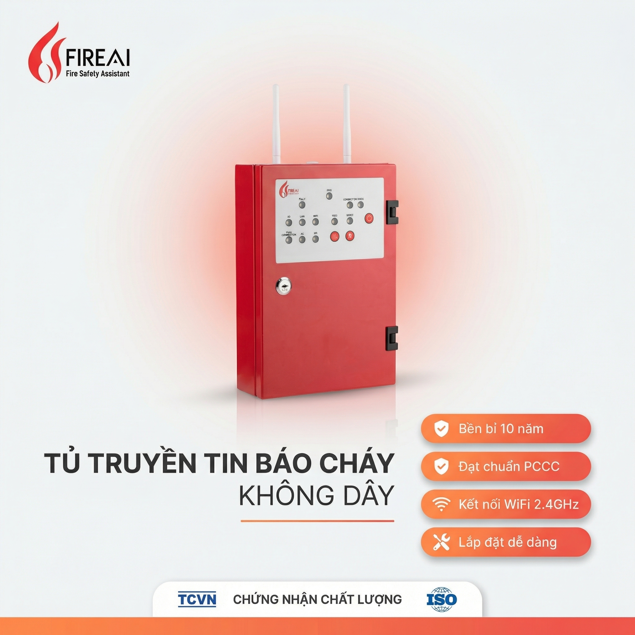 Thiết bị truyền tin báo cháy FireAI ATC-01