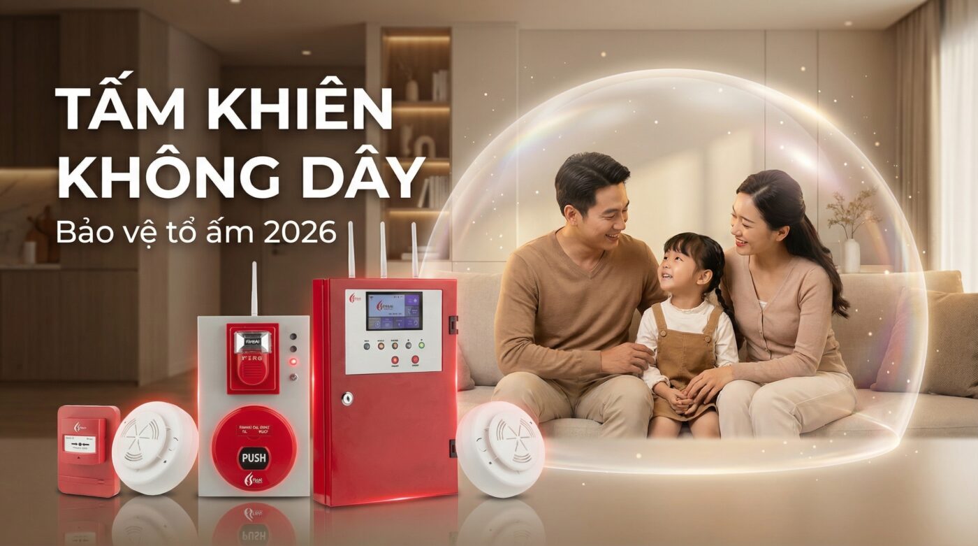 Báo cháy không dây cho gia đình