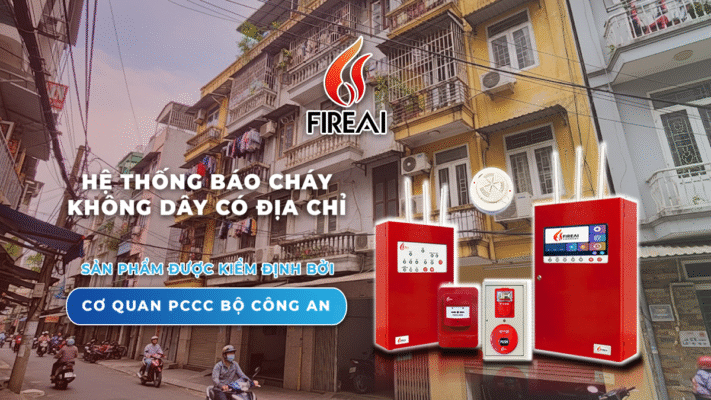 Giải pháp báo cháy không dây cho nhà trọ và chung cư mini