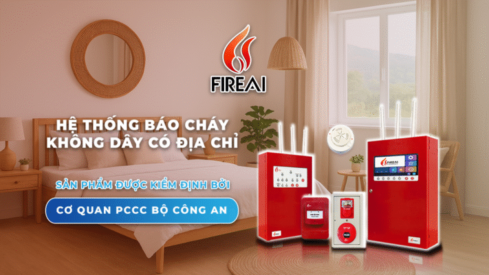 Giải pháp báo cháy không dây fireai cho homestay