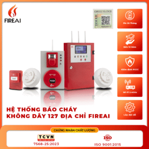 Combo ADVANCED: Giải pháp báo cháy tự động cho công trình lớn, nhiều phân khu, quản lý LCD