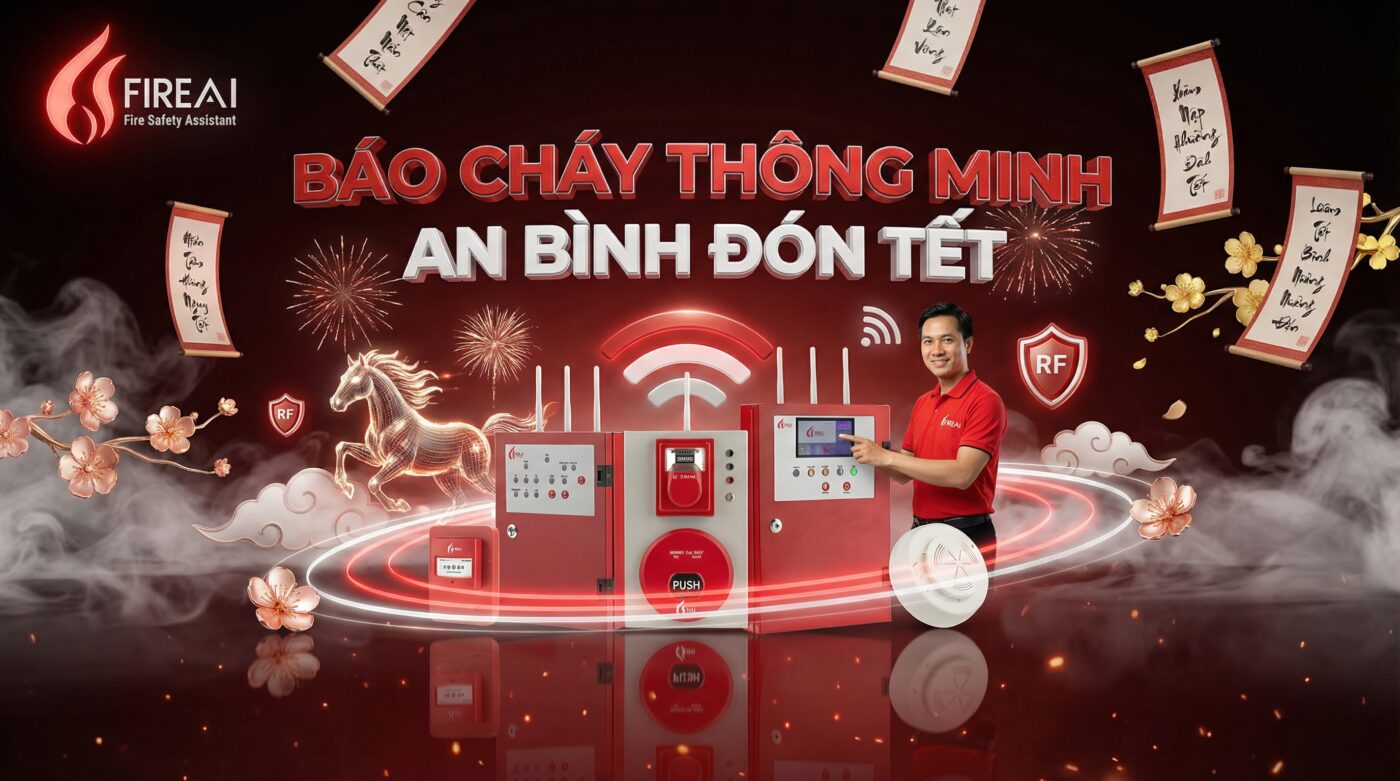 báo cháy thông minh an bình đón tết