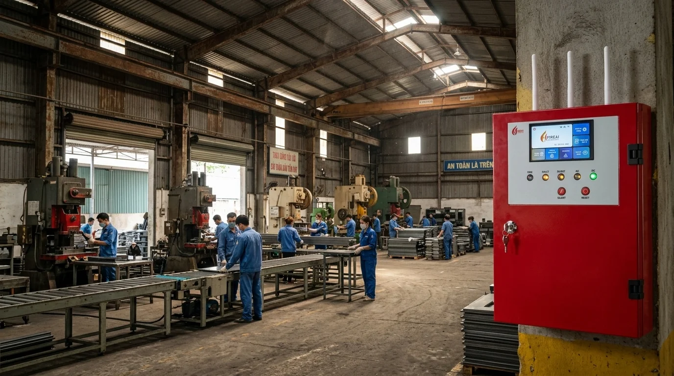 Hệ Thống Báo Cháy Cho Nhà Xưởng: Tại Sao Giải Pháp Không Dây Đang Thay Thế Hoàn Toàn Có Dây?