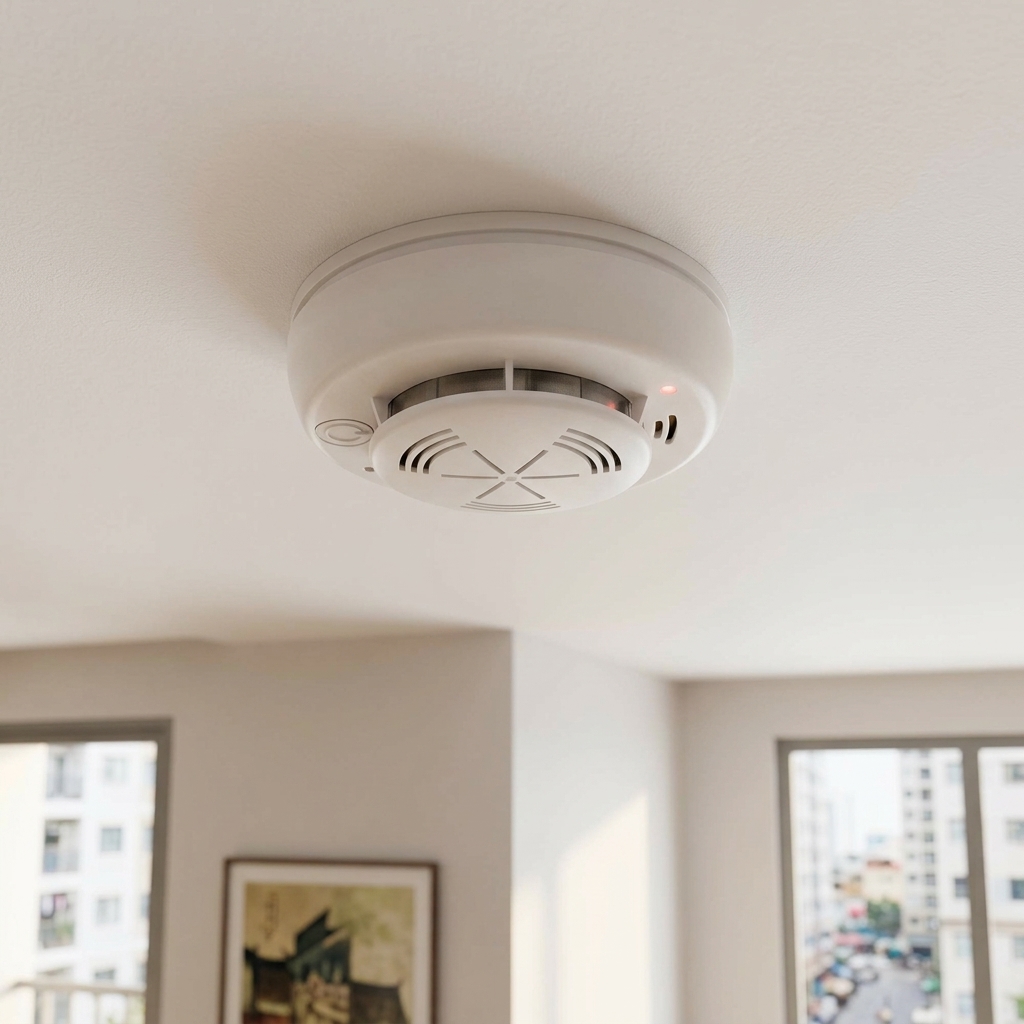 Đầu báo khói không dây lắp trần thẩm mỹ