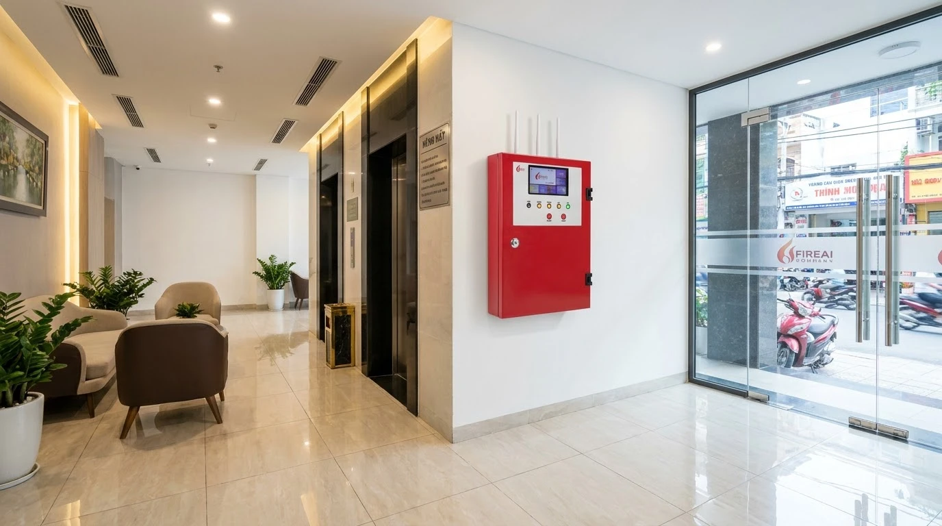 Thiết bị báo cháy trong nhà - Tủ trung tâm WAC-127