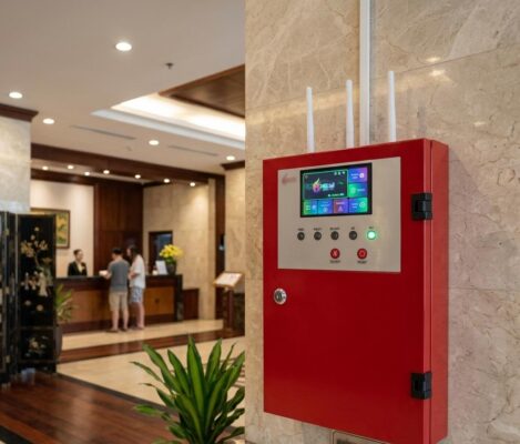 Tủ trung tâm báo cháy FireAI đạt chuẩn C07 hiển thị tiếng Việt
